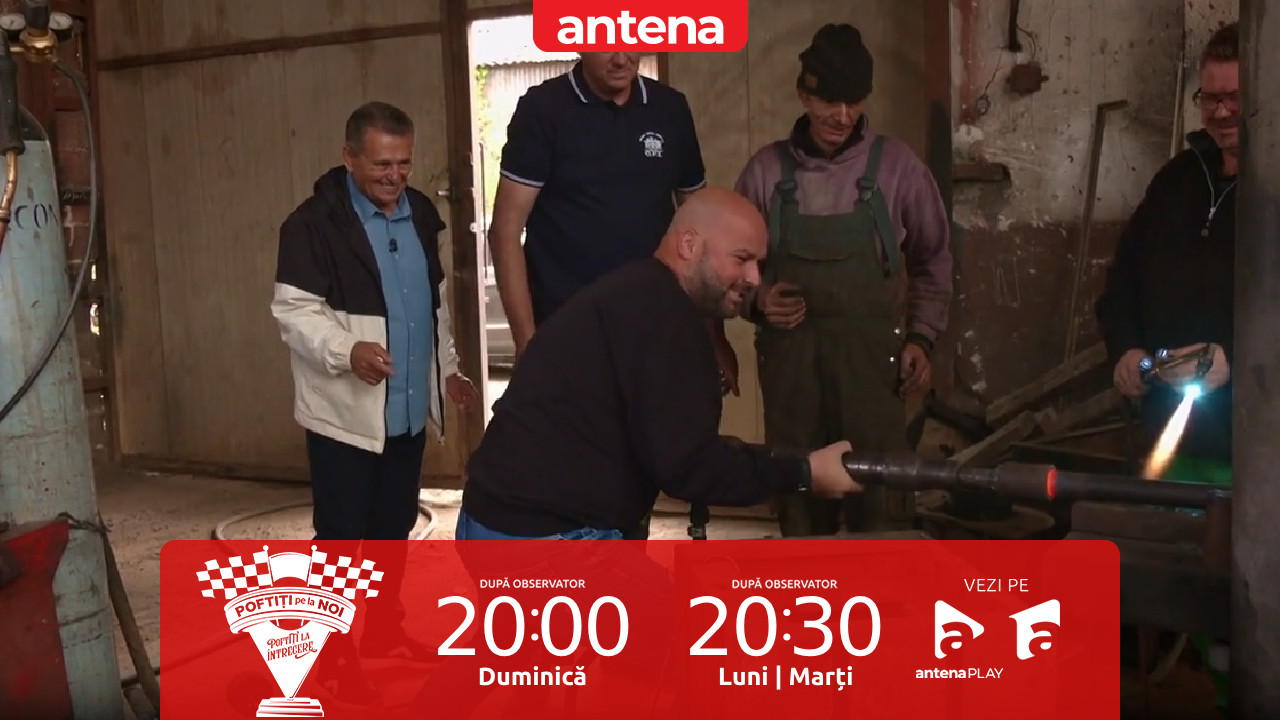 Poftiți pe la noi: Poftiți la întrecere, 7 iulie 2025. Mocănița din Brad, pregătită de echipa roșie pentru traseu