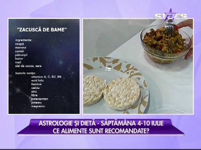 Alimentele recomandate în săptămâna 4-10 iulie! Ce poți consuma în aceste zile