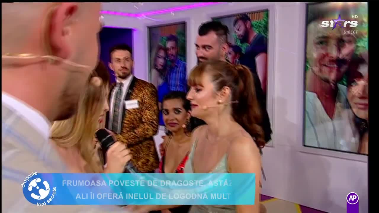 Moment emoționant în Marea Finală, de la ''Dragoste fără secrete''. Edith a fost cerută în căsătorie, în direct, de către Ali