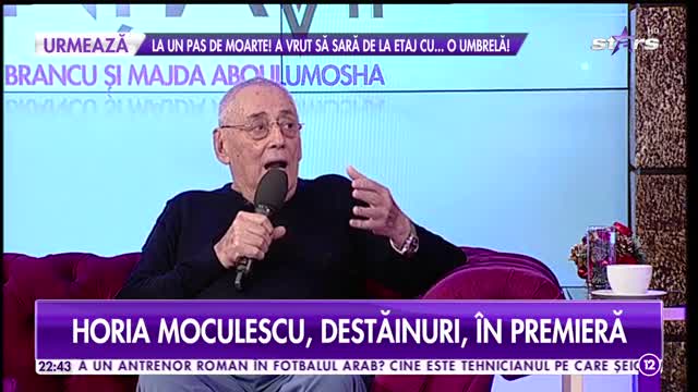Agenția VIP. Horia Moculescu, oprit de poliție în seara de Revelion